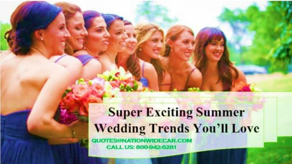 Super Exciting Summer Wedding Trends With Party Bus Rental Baltimore You’Ll Love