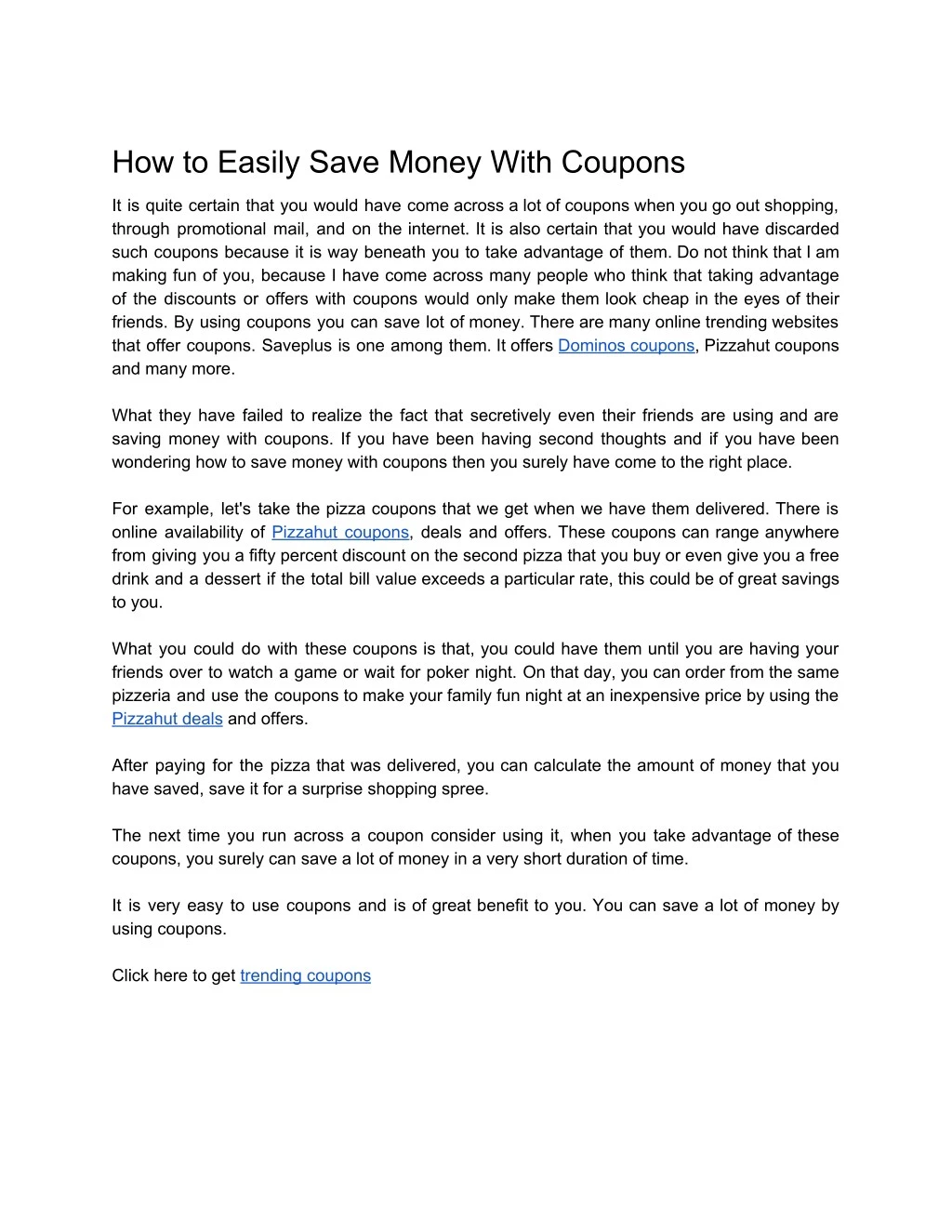 how to easily save money with coupons