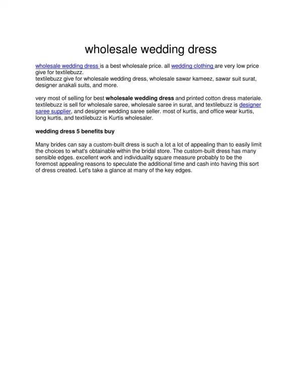 Wholesale Wedding Dress | printed Cotton Dress Material