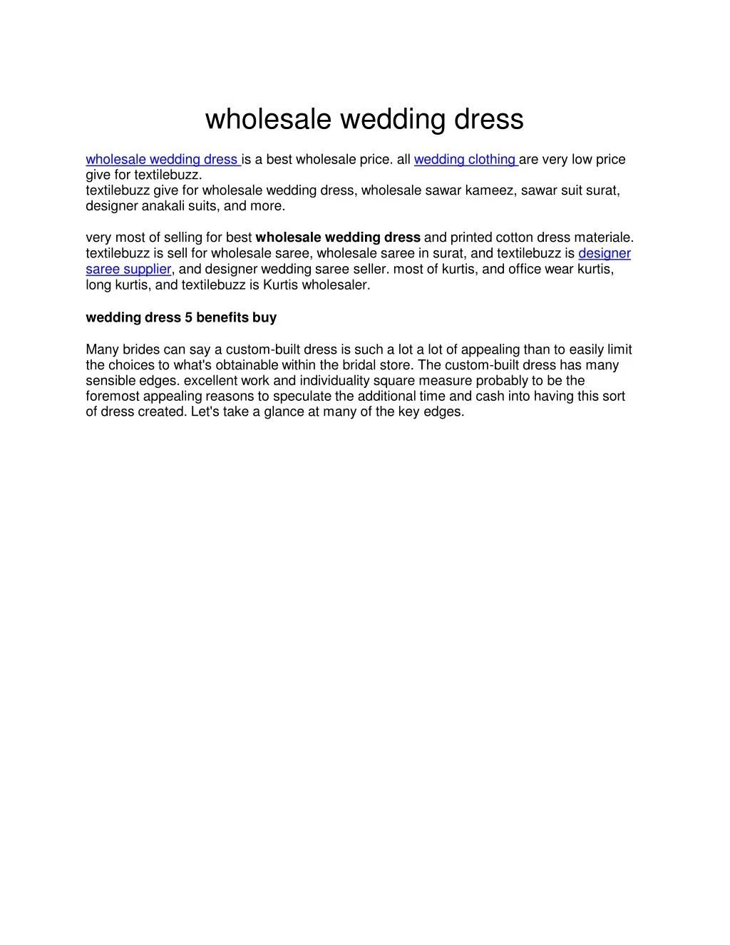 wholesale wedding dress