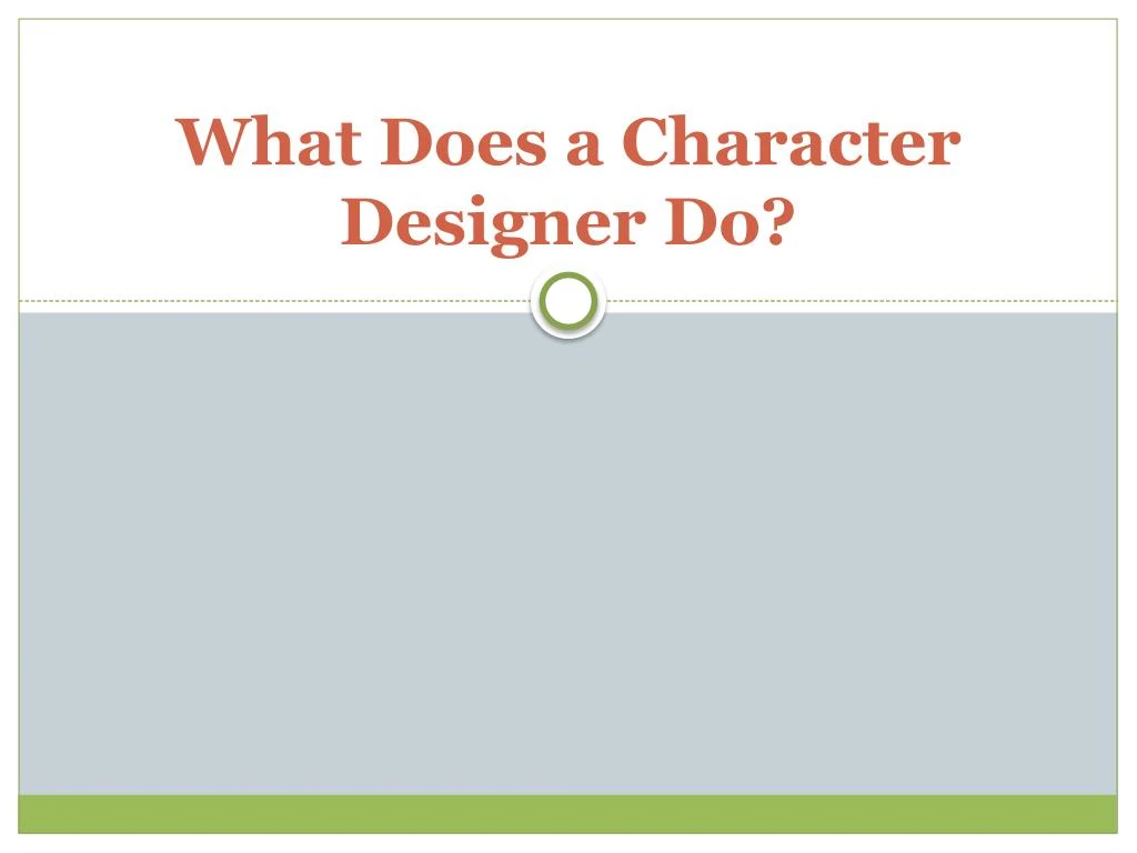 what does a character designer do