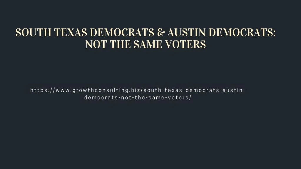 south texas democrats austin democrats