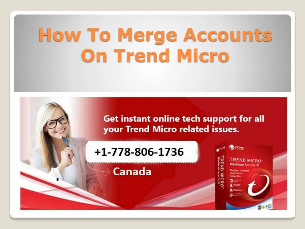 how to merge accounts on trend micro