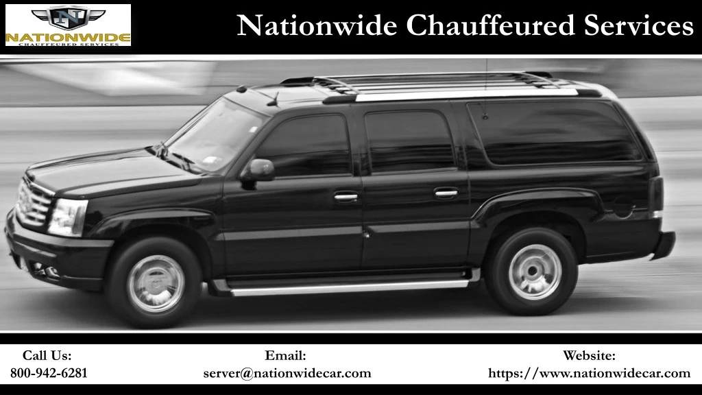 nationwide chauffeured services