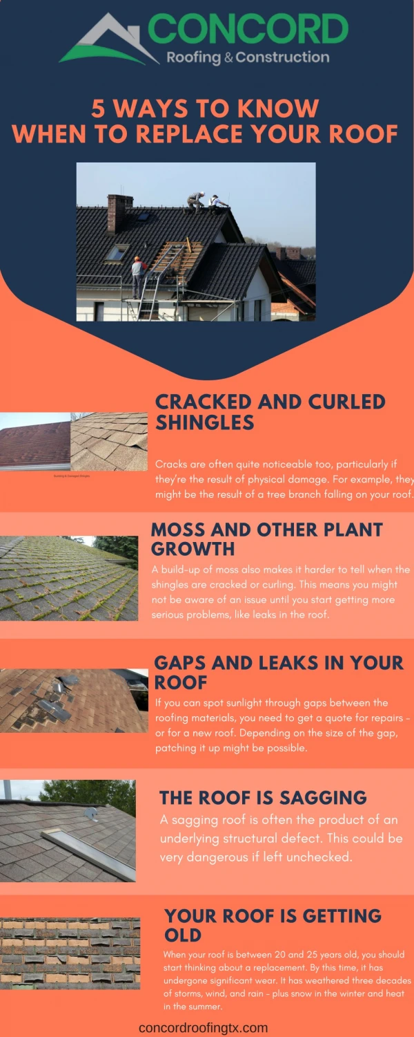 5 ways to know when to Replace your Roof