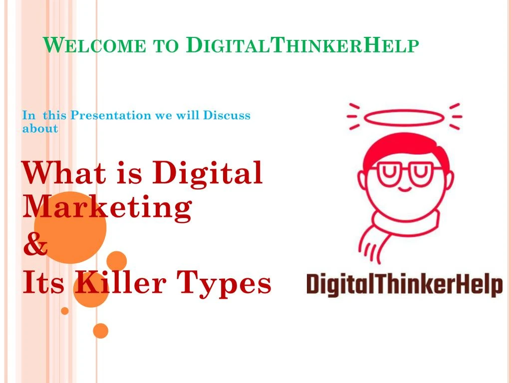 welcome to digitalthinkerhelp