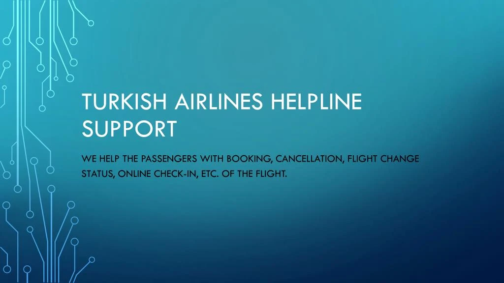 turkish airlines helpline support