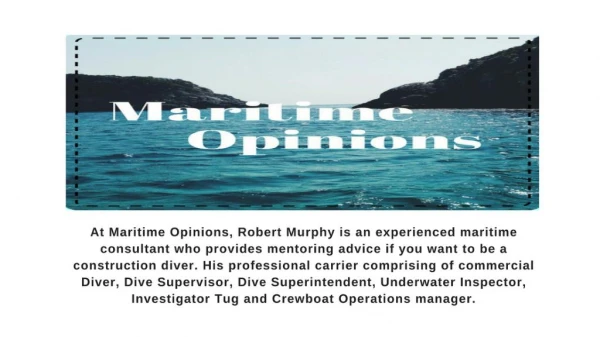 Maritime Expert Witness