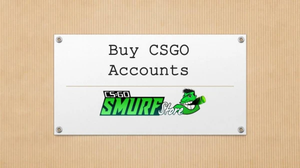 CSGO Smurf Store Accounts
