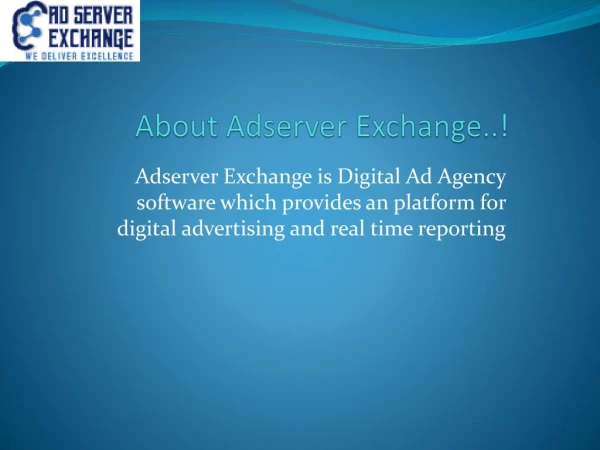 Adserver Exchange Software