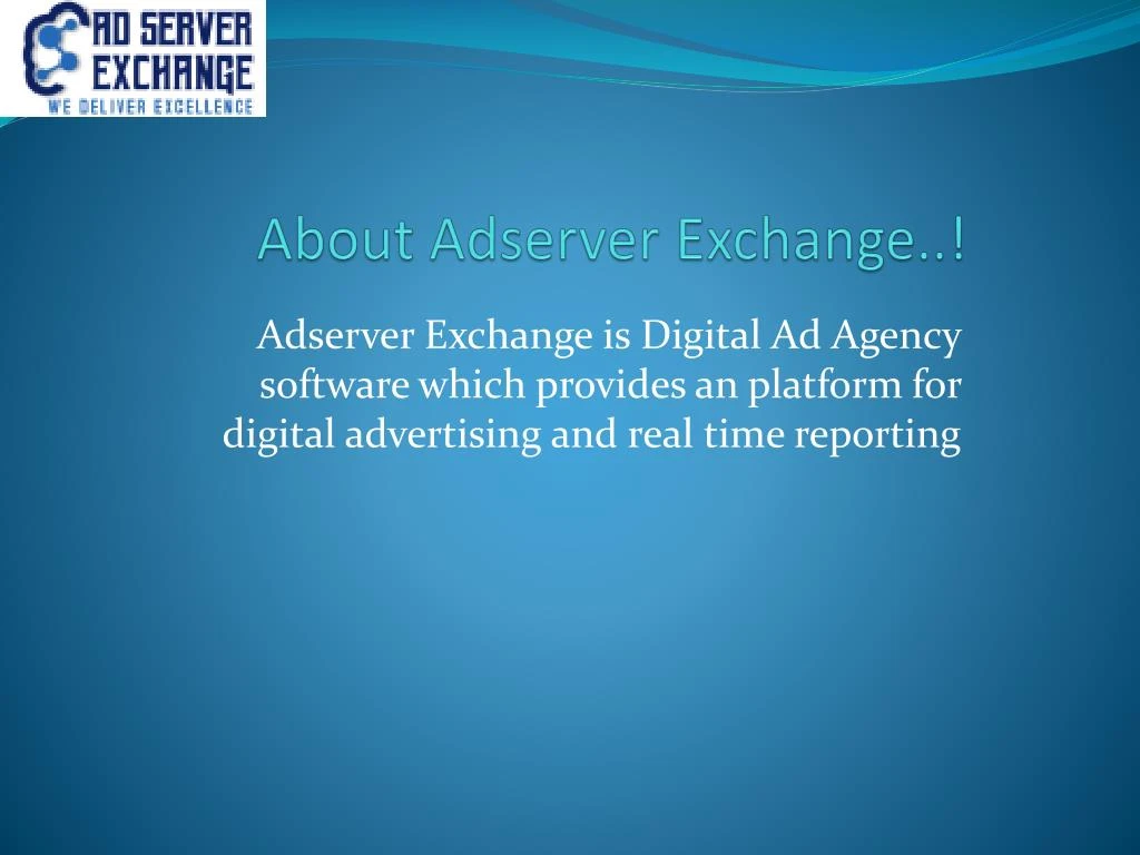 about adserver exchange