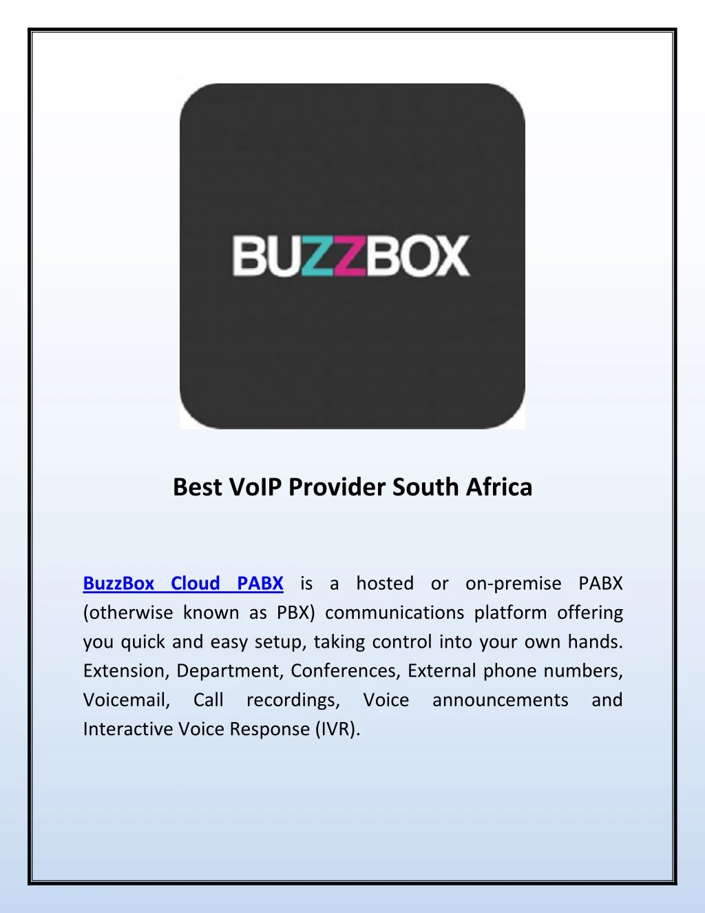 best voip provider south africa
