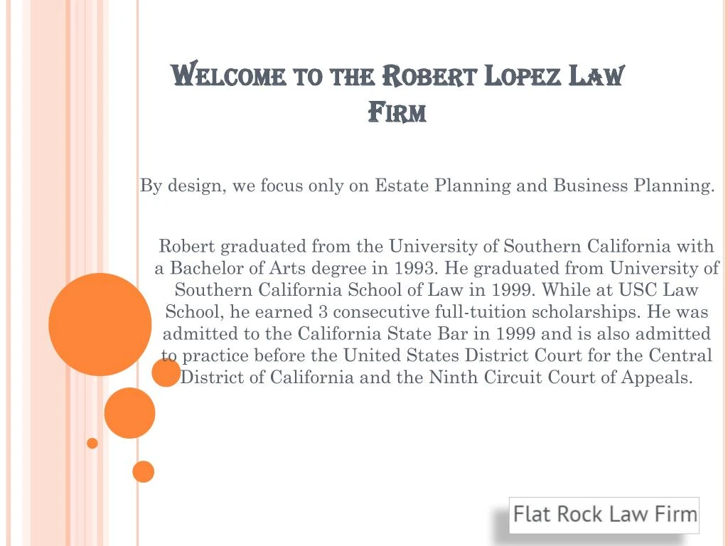 welcome to the robert lopez law firm