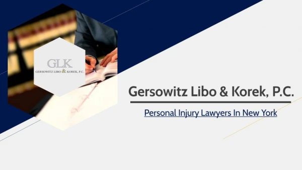Personal Injury lawyers In New York - GLK