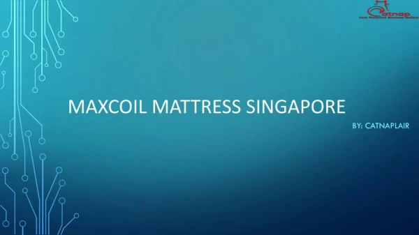 Find the Maxcoil Mattress in Singapore