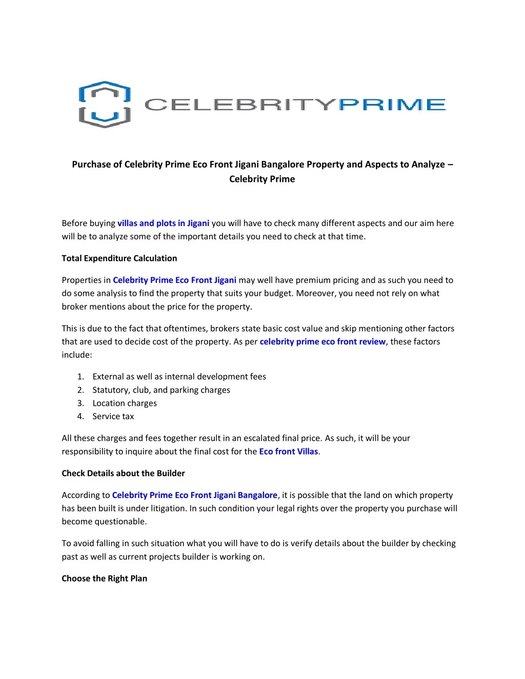 purchase of celebrity prime eco front jigani