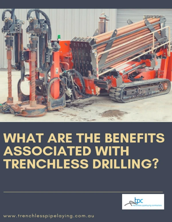Benefits of Trenchless Drilling