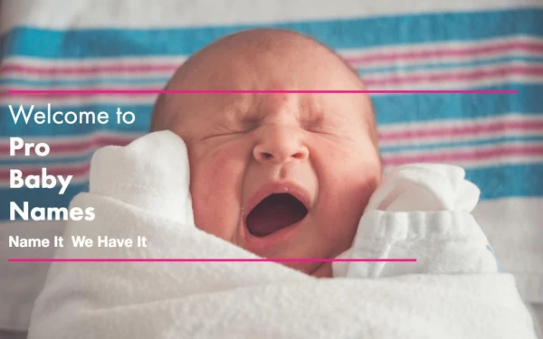 Trendy Baby Names for New Born Babies