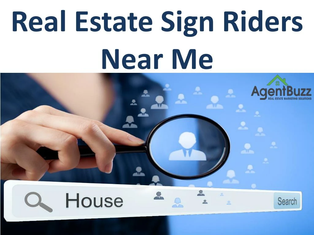 real estate sign riders near me