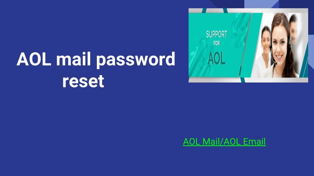 aol mail password reset