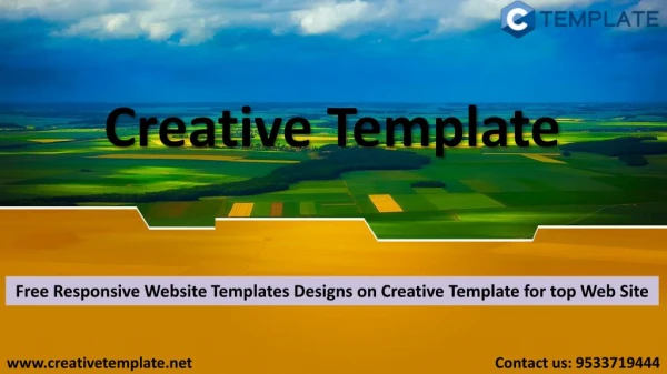 Free Design templates â€“ Creative Template
