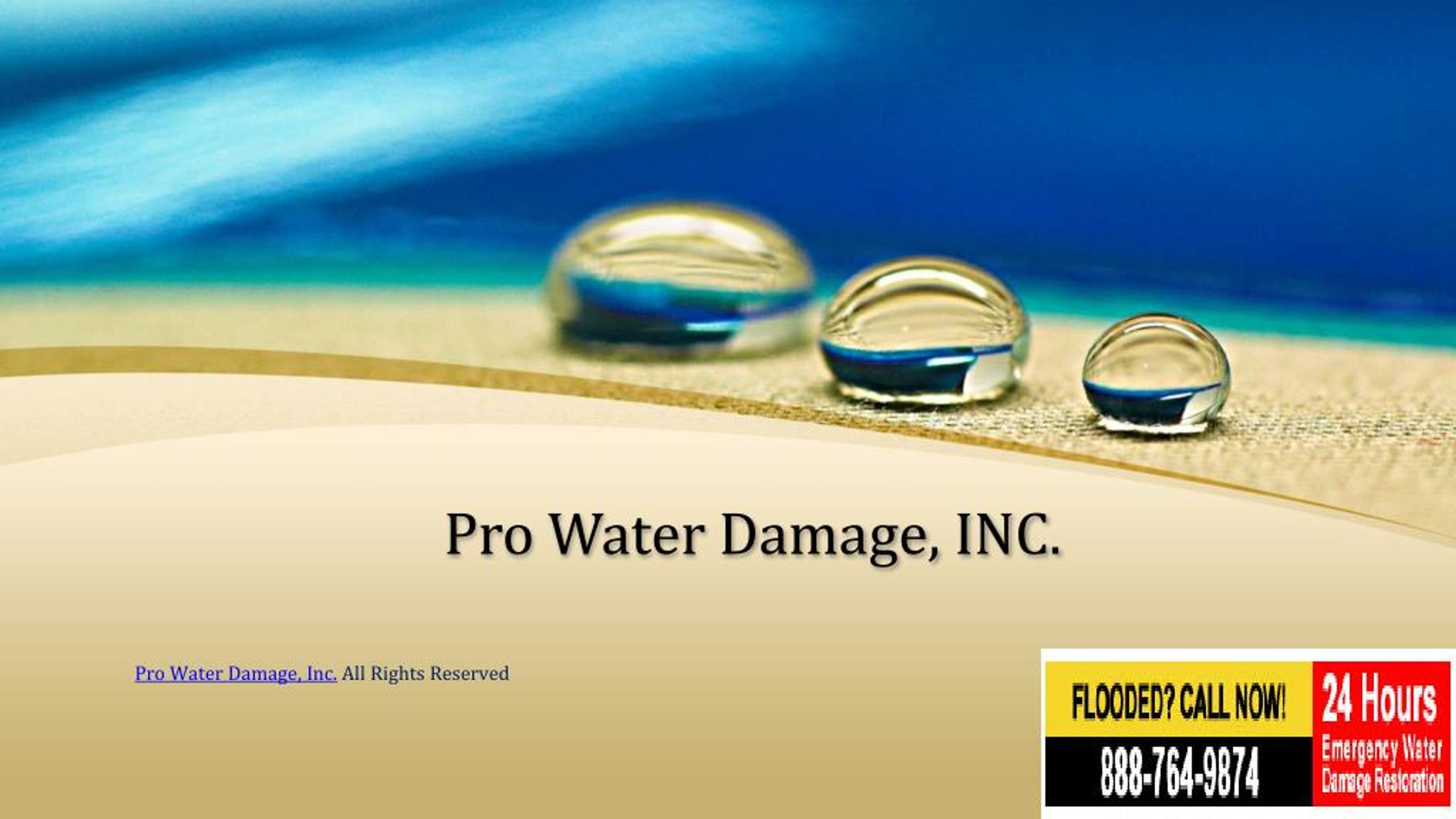 PPT - Water Damage Clean UP PowerPoint Presentation, free download - ID ...