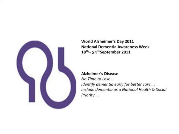 ALZHEIMERS DISEASE