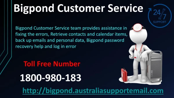 Dial Bigpond Customer Service 1-800-980-183 For A Solution