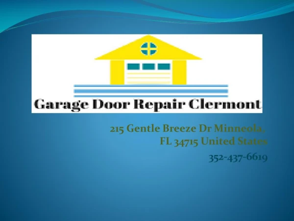 Garage Door Repair And Installation Services