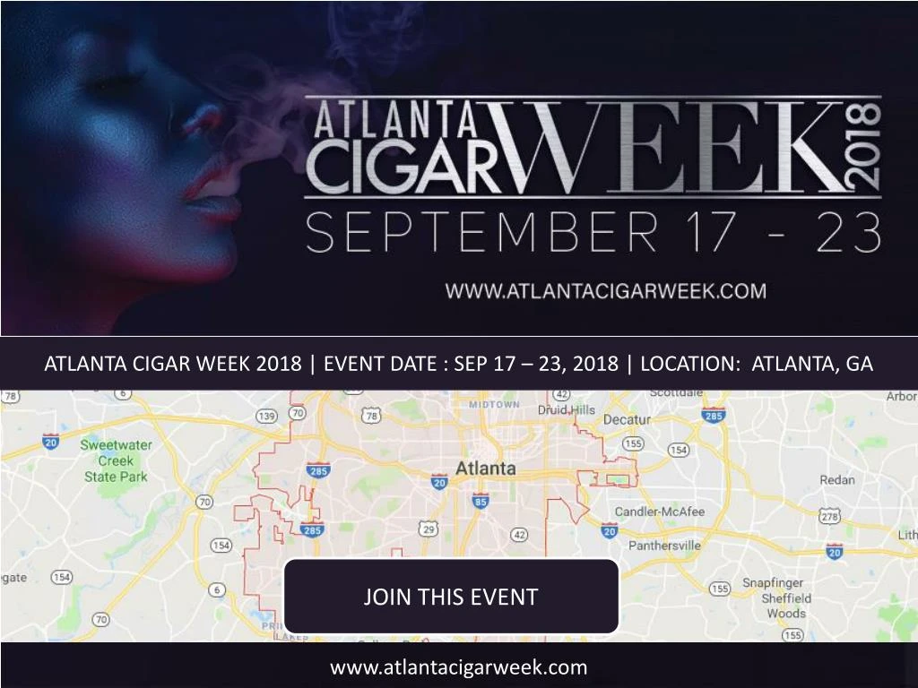 atlanta cigar week 2018 event date sep 17 23 2018