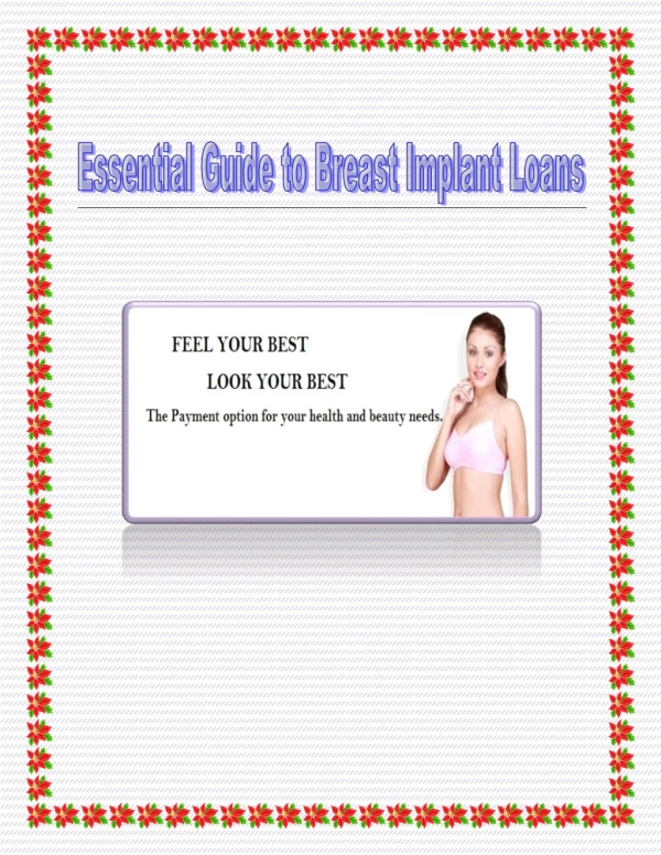 Essential Guide to Breast Implant Loans