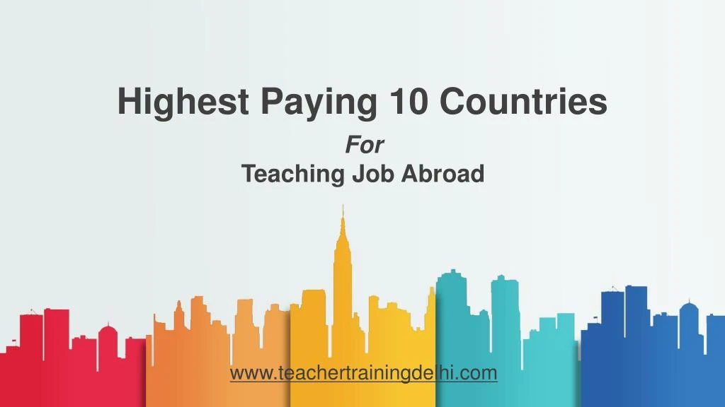 highest paying 10 countries