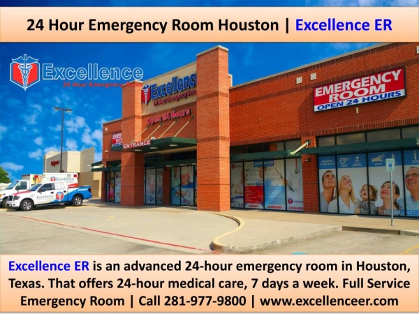 24 Hour Emergency Room Houston | Excellence ER