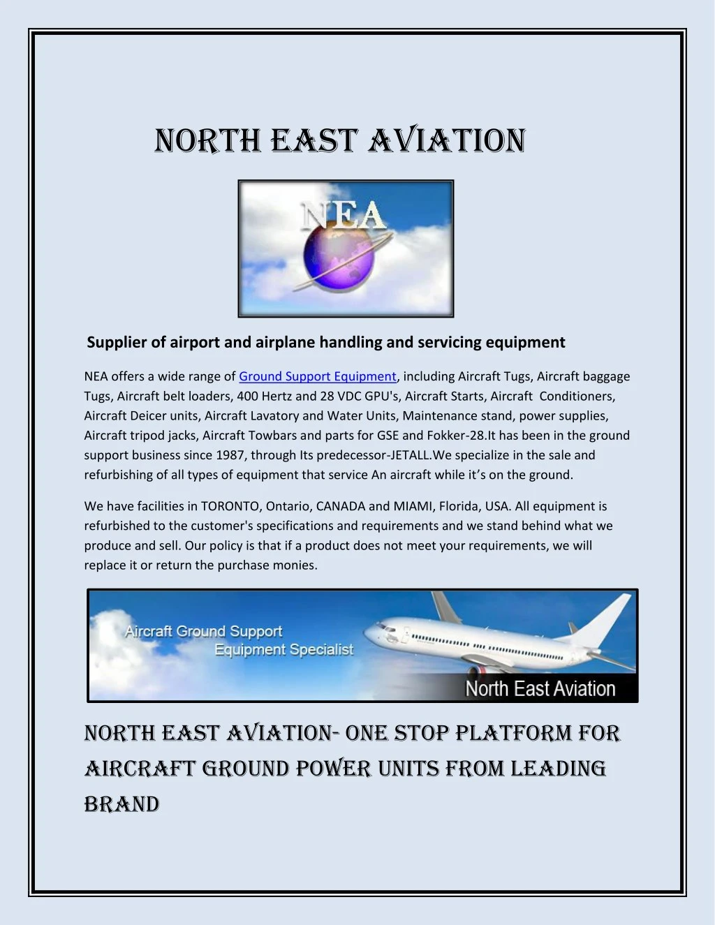 north east aviation
