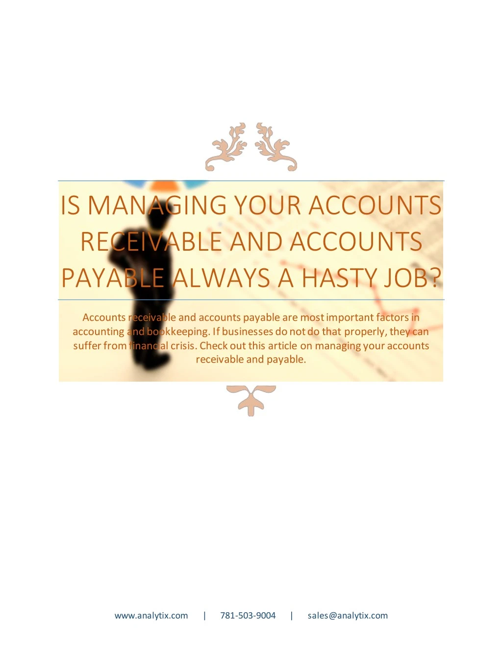 is managing your accounts receivable and accounts