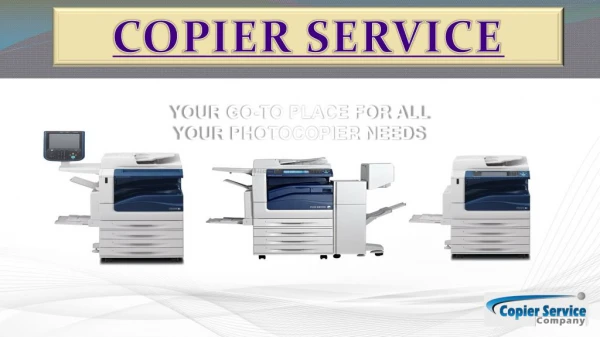 Copier Service Company
