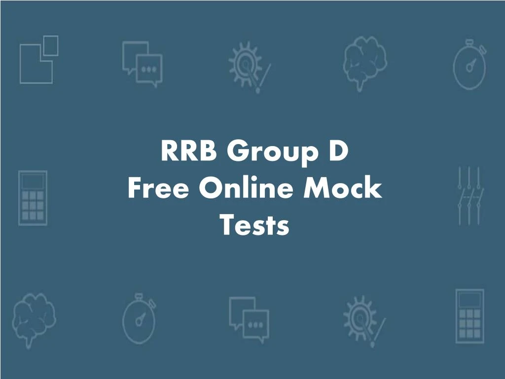 rrb group d free online mock tests