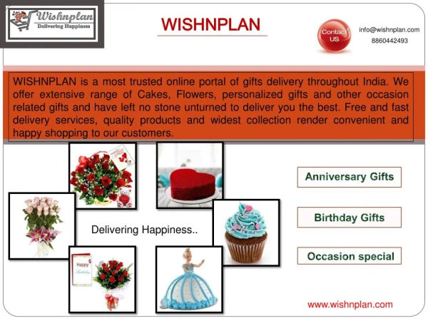 Order Happy Birthday Cake Online | Birthday Flower & Combo Gifts