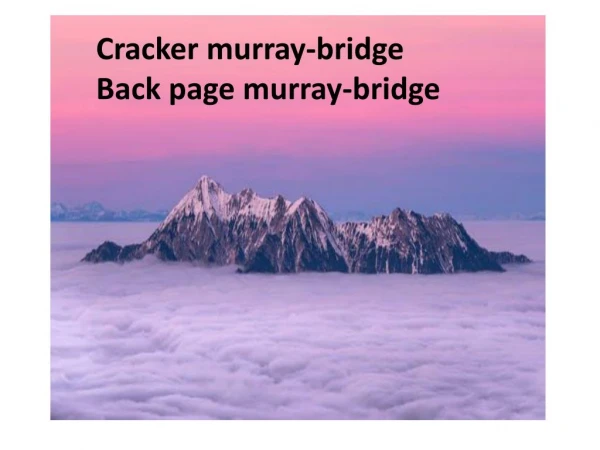 cracker murray-bridge