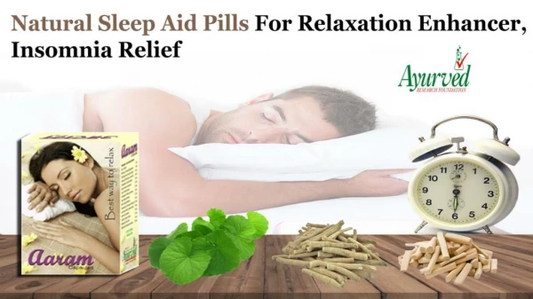 Natural Sleep Aid Pills for Relaxation Enhancer, Insomnia Relief