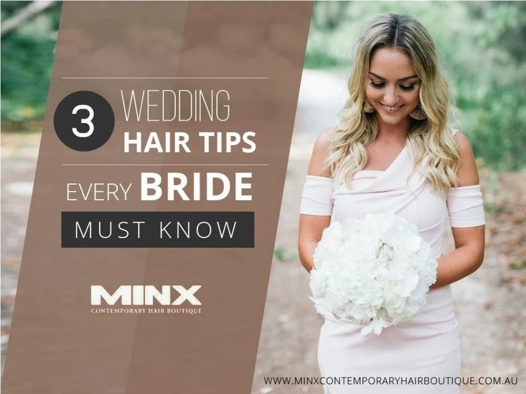 3 wedding hair tips every bride must know