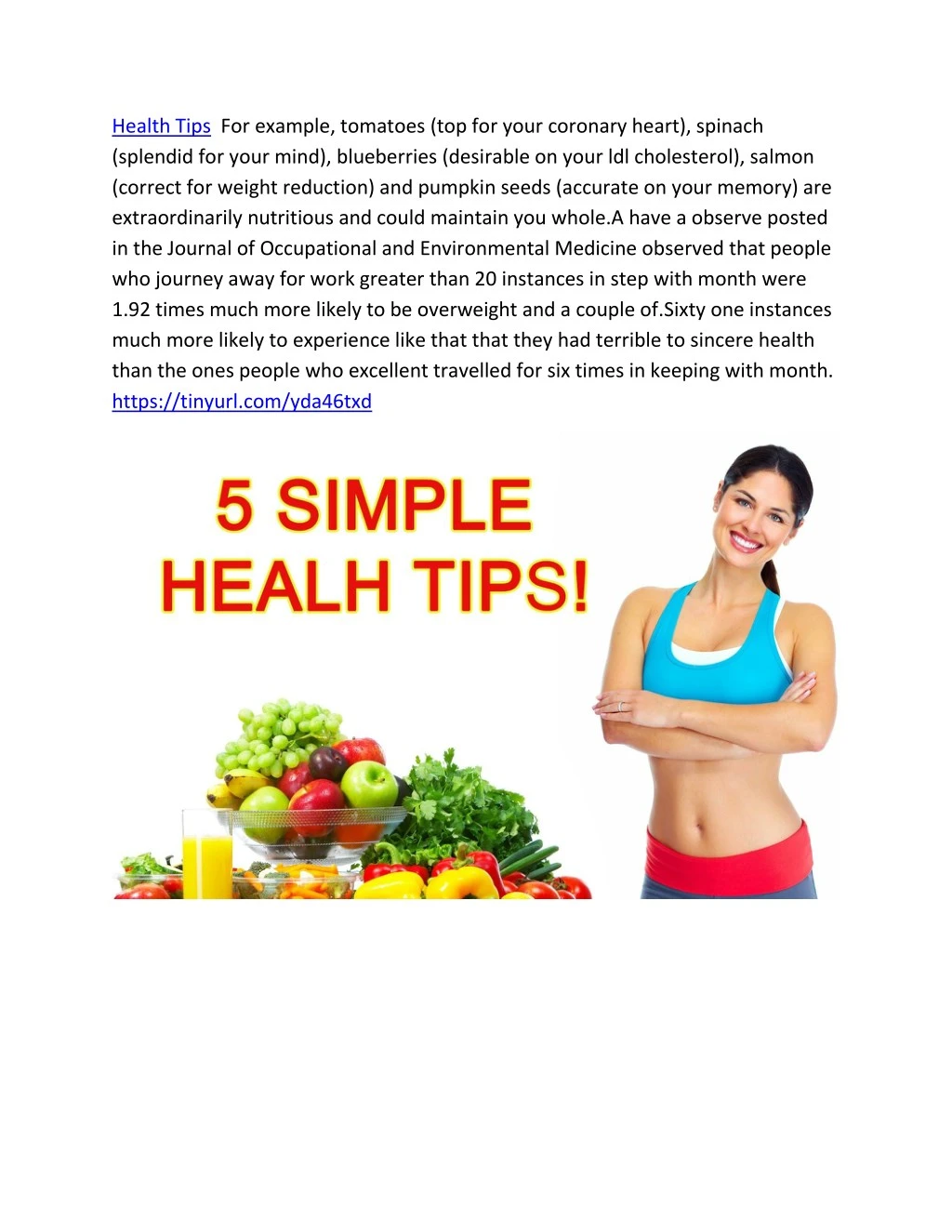 health tips for example tomatoes top for your
