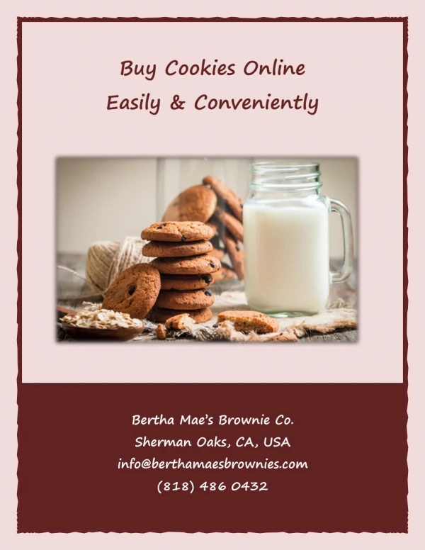 Buy Cookies Online Easily & Conveniently