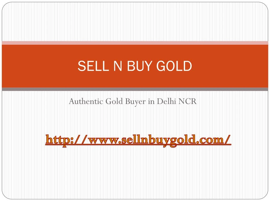sell n buy gold