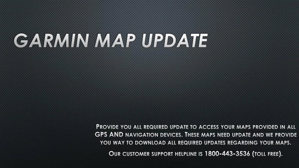 garmin map update