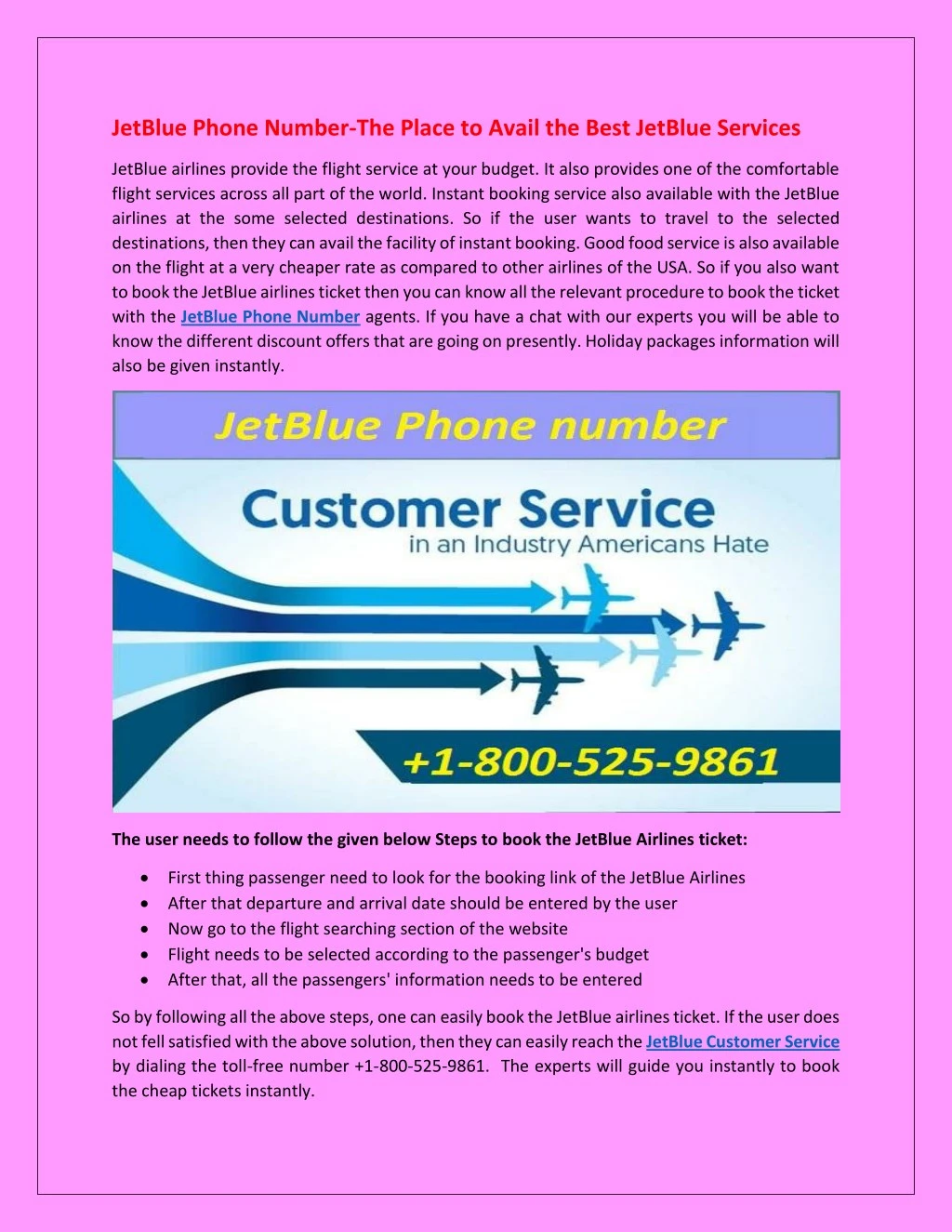jetblue phone number the place to avail the best