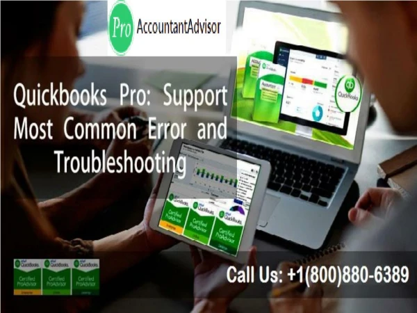 QuickBooks Pro Support for Most Common Error and Troubleshooting