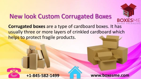 New look Custom Corrugated Boxes