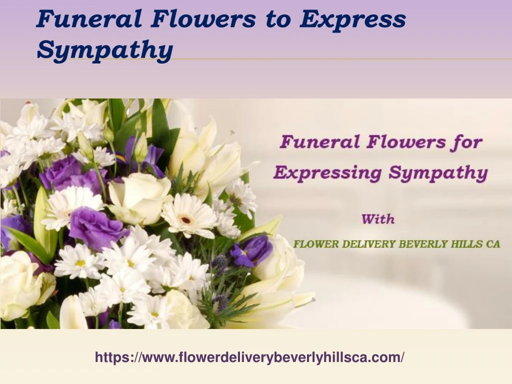 funeral flowers to express sympathy