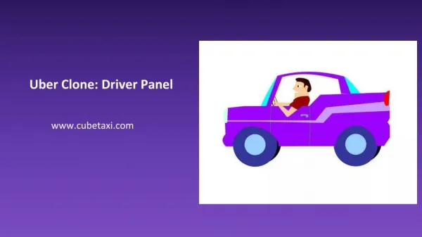 Driver Panel of Taxi Hiring App